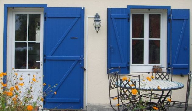 peinture sur volet