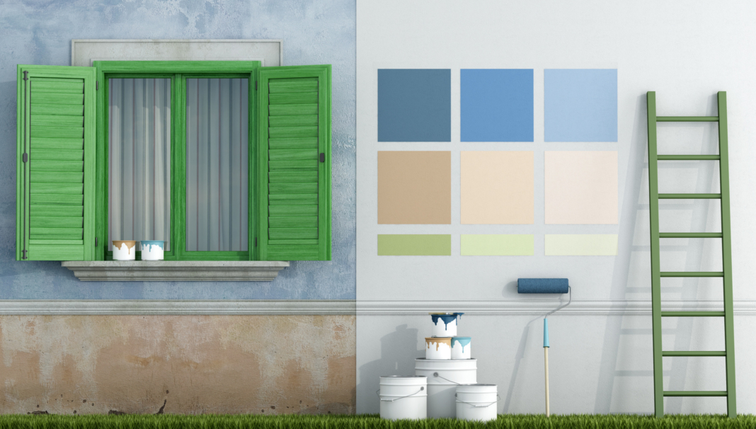 photo de peinture interieur et exterieur